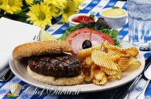 Hamburger al parmigiano